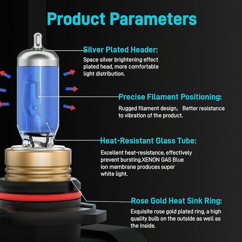 Grand Cherokee Halogen Headlight Bulbs Fits For 2019 2020 2021 Jeep Grand Cherokee Halogen headlights Fog Lights Bulbs Combo, Ultra Bright 5000K White Bulbs, 12V-100W, Pack of 6 in Kuwait