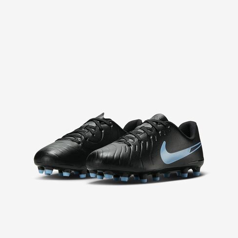 Nike Jr. Tiempo Legend 10 Club Little/Big Kids Multi-Top-Top Soilds (Black/Black) in Saudi Arabia