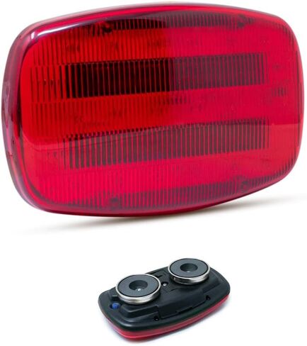 Pro LED MS35R بطارية تعمل مغناطيس يعمل بمغناطيس وظيفتين وميضون ضوء LED أحمر وميض in Saudi Arabia