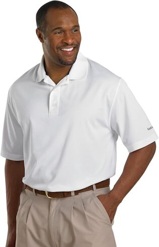 Reebok Big & Tall Golf Play Play Dry Solid Polo (Navy) in Kuwait