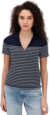 Rag & Bone Women's The Knit Stripe Polo in Saudi Arabia