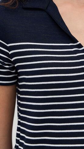 Rag & Bone Women's The Knit Stripe Polo in Saudi Arabia