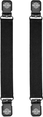 Harley -Davidson Men Men المحفورين وشعار Shield Logo Clips - Black in Saudi Arabia