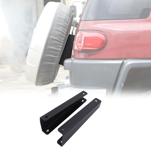 حامل حاملة إطارات احتياطية متوافقة مع Toyot@ FJ Cruiser 2007-2021 ، حامل عجلات الغيار الخلفي يرفع حاملي ، إكسسوارات الظهر الإطارات الإطاري in Saudi Arabia