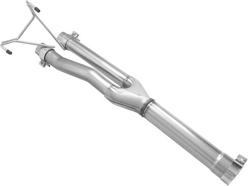 KUAFU Dual Exhaust Y-Pipe Muffler Direct Fit Replacement Parts Kit Compatible with 2009-2019 Dodge Ram 1500 Hemi Truck Pickup Stainless Steel in Saudi Arabia