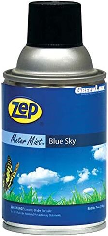 Zep Metered Mist Automatic Aerosol Refill, Blue Sky (Case of 12) with TimeMist Fragrance Dispenser (6) - 336201 - Lasts Up To 30 Days and Neutralizes Tough Odors in Saudi Arabia