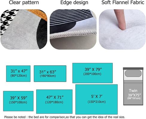 سجادة الصواريخ الفضائية للأولاد غرفة سجادة سوداء سجادة مجرة سجادة سجادة كوكب المطبوعة سجاد رمي للأطفال المراهقين غرفة نوم القابض ، 31 في × 47 في in Kuwait