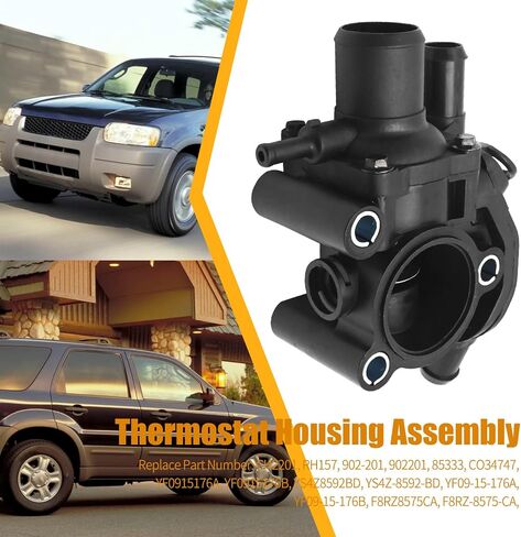 F8RZ8575CA Thermostat Housing Assembly ، استبدال Ford Escape Focus 2001 2002 2003 ، استبدال Mazda Tribute 2001 2002 2003 ، يحل محل CH2201 in Saudi Arabia