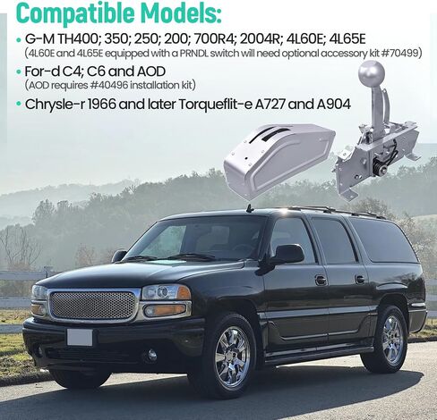 Pro Ratchet Automatic Ratchet Shifter for 3 and 4 Speed Transmission Compatible with B&M 80842 in Saudi Arabia