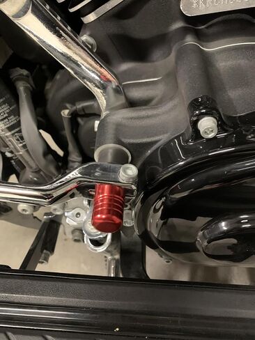 UtVdistribution Heel Shifter Lever Cover Cover Cover Cover Fits Harley Davidson (Black) in Saudi Arabia