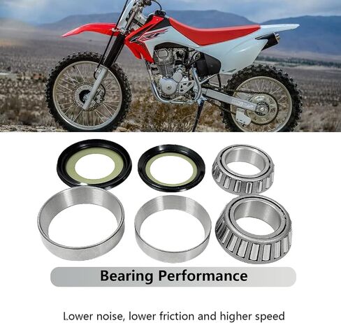 محامل الجذعية التوجيهية مجموعة ختم متوافقة مع Yamaha TTR110E TTR125 TTR125E TTR125L TTR125LE YZ80 2000-2024 in Saudi Arabia