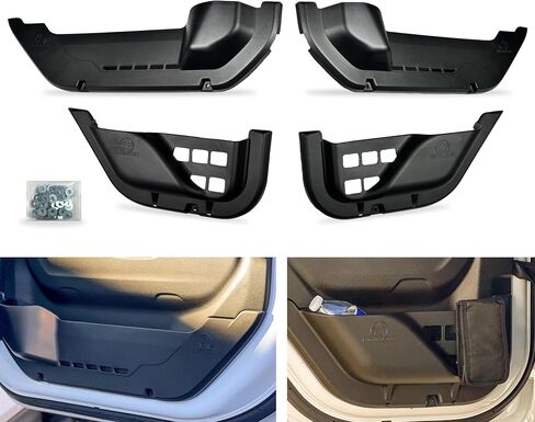 OEM-Plus 4-Door Pockets for MY2018-2025 Jeep Wrangler JL, JLU, JT Gladiator | Electric Seat Compatible | Made in USA in Saudi Arabia
