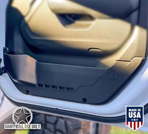 OEM-Plus 4-Door Pockets for MY2018-2025 Jeep Wrangler JL, JLU, JT Gladiator | Electric Seat Compatible | Made in USA in Saudi Arabia