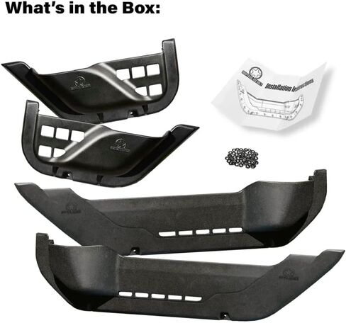 OEM-Plus 4-Door Pockets for MY2018-2025 Jeep Wrangler JL, JLU, JT Gladiator | Electric Seat Compatible | Made in USA in Saudi Arabia