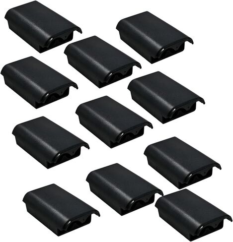 4 Pack Battery Box Battery Cover for Xbox 360 Wireless Controller, Replacement Battery Pack Cover Shell Case Kit for Xbox 360 Controller(Black) in Saudi Arabia