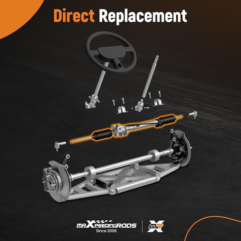 MaxPeedingRods رف التوجيه الهيدروليكي للسلطة وترين تويوتا 4Runner 2003-2009 4.0L 4.7L ، FJ Cruiser 2007-2009 4.0L ، لـ LEXUS GX470 2003-2009 4.7L ، 26-2624 ، 44200-35061 in Saudi Arabia