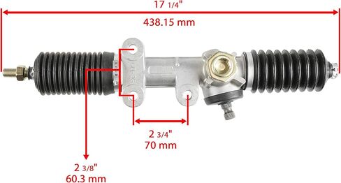 Caltric Rack Pinion Steering Box Compatible With Club Car 101878302 103601501 101830901 1012452 in Saudi Arabia