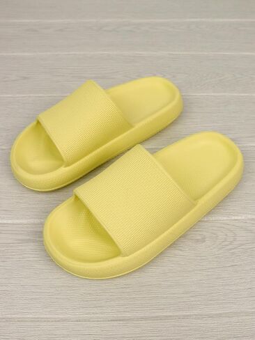 سيفينهيلدياموندز شبشب منزلي بنعل سميك للنساء والرجال | شرائح سحابية قابلة للتنفس وغير قابلة للانزلاق | صنادل استحمام سريعة الجفاف | منصة وسادة in Kuwait