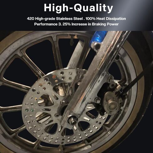 TOFR 11.8 "أقراص دوارات الفرامل الخلفية الأمامية لـ Harley Touring Road King Electra Glide Glide Road Glide 2008-2013 in Kuwait