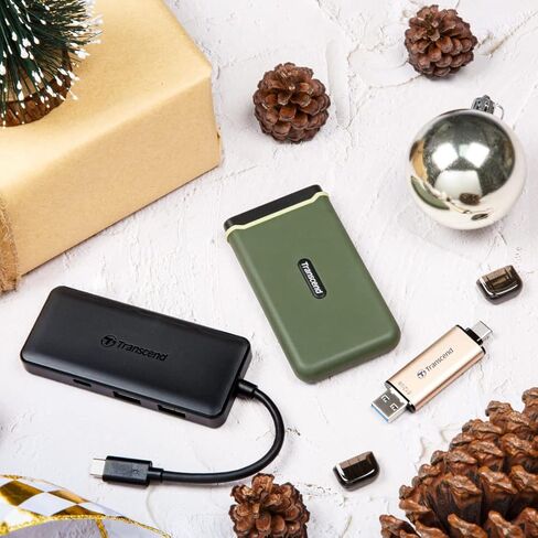 لوحة وصل USB من النوع C ذات 4 منافذ من ترانسيند (TS-HUB2C) in Kuwait