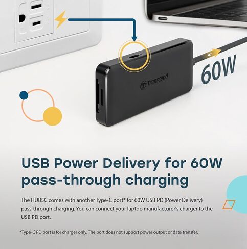 لوحة وصل USB من النوع C ذات 4 منافذ من ترانسيند (TS-HUB2C) in Kuwait