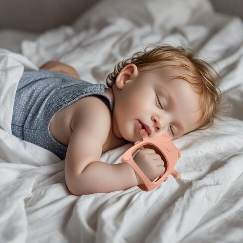 3 Pack Baby Teething Toys 3 Months+, Silicone Teething Mitten for Babies Anti Drop Wrist Hand Teether, Baby Chew Toys for Sucking Needs in Saudi Arabia