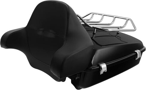 XFMT Detachable 2 Two Tour Tour Pack Rack Argage Rack متوافق مع Harley Touring Road King Street Glide Glide 2014-Later in Kuwait