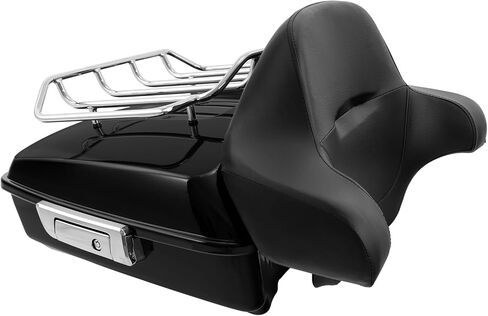 XFMT Detachable 2 Two Tour Tour Pack Rack Argage Rack متوافق مع Harley Touring Road King Street Glide Glide 2014-Later in Kuwait