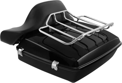 XFMT Detachable 2 Two Tour Tour Pack Rack Argage Rack متوافق مع Harley Touring Road King Street Glide Glide 2014-Later in Kuwait