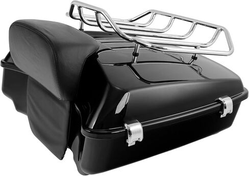 XFMT Detachable 2 Two Up Tour Pack Mounting Luggage Rack Compatible with Harley Touring Road King Street Glide Road Glide 2014-Later in Kuwait