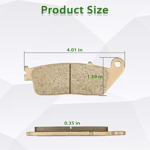 Sintered Front Brake Pads for Honda VT600C Shadow VLX 600 1994-2007, VT750C Shadow 750C, ST1100 VT1100 VT1100C VT1100C2 VT1300, VTX 1300 VTX1300C VTX1300S in Saudi Arabia