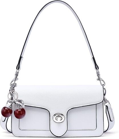 المحافظ للنساء الأكياس العصرية Crossbody حقائب المصمم الجلود سحر أكياس كرز الكتف مع 2 حلقات in Kuwait