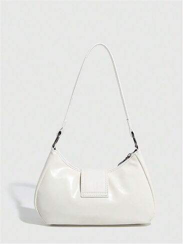 QWINEE Women's Vintage Buckle Shoulder Bag Y2K Punk PU Leather Handbag Clutch Purse in Saudi Arabia