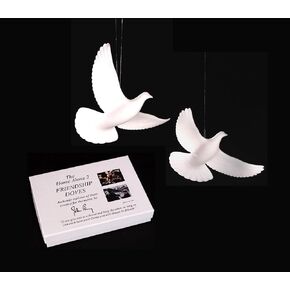 HOME ALONE 2 DOVES PAIR AUTHENTIC REPLICAS USA made direct from John Perry who created them for the movie in Saudi Arabia