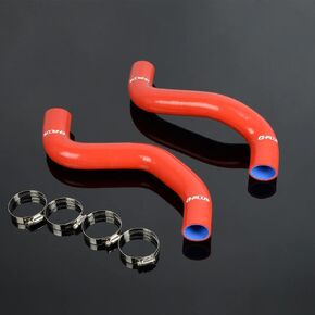 PIT66 Silicone Radiator Hose Kit,Compatible with 1996-2002 Toyota 4Runner 3.4L V6 Black with Clamps in Kuwait