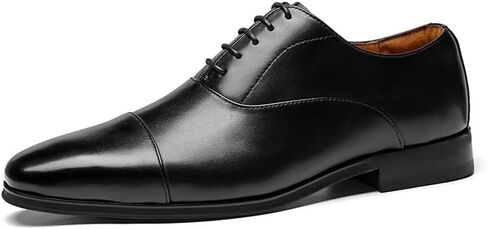 Men's Large Size Business Leather Shoes Three Joint Men's Leather Shoes(Black,8) in Saudi Arabia
