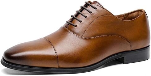 Men's Large Size Business Leather Shoes Three Joint Men's Leather Shoes(Black,8) in Saudi Arabia