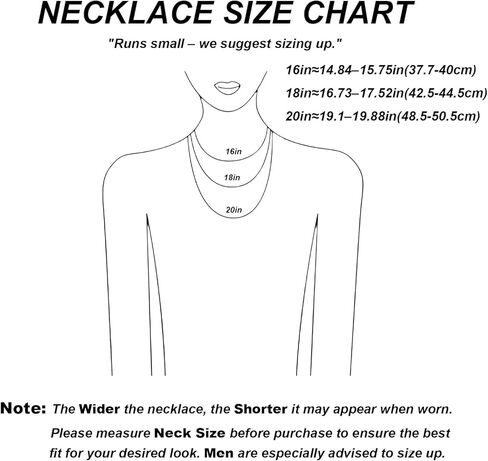 NOKMIT Cuban Link Curb Chain Necklace for Women Men Dainty 18K Gold Silver Tone Diamond Cut Punk Hip Hop Choker Necklace Trendy Statement Chunky Cuban Link Jewelry Gifts Unisex Size 5mm/13mm/16mm in Kuwait