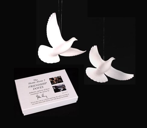 HOME ALONE 2 DOVES PAIR AUTHENTIC REPLICAS USA made direct from John Perry who created them for the movie in Saudi Arabia