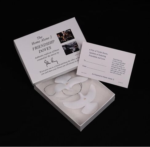 HOME ALONE 2 DOVES PAIR AUTHENTIC REPLICAS USA made direct from John Perry who created them for the movie in Saudi Arabia