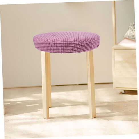 Amosfun Round Bar Stool Cushion Elastic Stretchy Seat Protective Cover Removable Chair Protector for Hotel Party Office Fits Round Chairs in Saudi Arabia