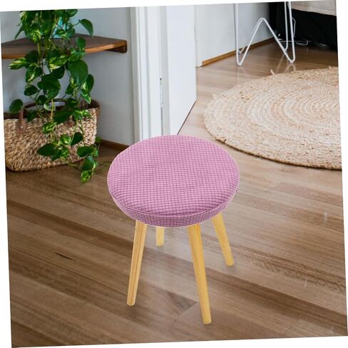 Amosfun Round Bar Stool Cushion Elastic Stretchy Seat Protective Cover Removable Chair Protector for Hotel Party Office Fits Round Chairs in Saudi Arabia