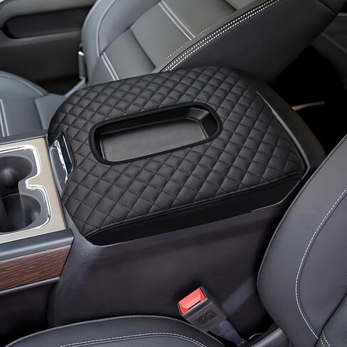 تغطية وحدة التحكم المركزية لعام 2014-2018 تشيفي سيلفرادو/GMC Sierra 1500 2500 3500 و 2015-2019 Tahoe/Yukon/Suburban ، غطاء واقعي للذراعين في مسند الأذرع (للحصول على لوحات مقعد دلو فقط) in Kuwait