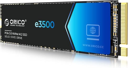 ORICO 4TB NVMe SSD PCIe 4.0- Up to 7400MB/s, M.2 SSD 2280 PCIe 4.0X4 Internal Solid State Drive SSD, Fast Heat Dissipation, Compatible with macOS Windows for Gamers and Creators-e7400 in Kuwait