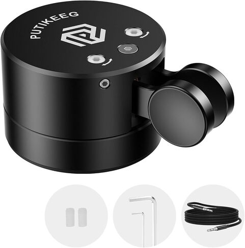 Putikeeg Mini Morse Code Key - CW Dual Paddle with Magnetic Base, Magnetic Return Paddles Morse Lambic Key for Amateur Ham Radio (Silver) in Saudi Arabia