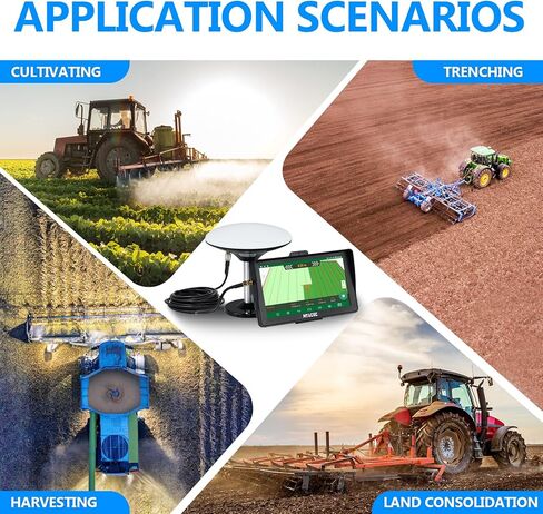 جرار GPS Navigator 7 "شاشة تعمل باللمس GNSS Navigator Agricultural Navigator مناسبة لرش أنشطة الأراضي الزراعية بزراعة الأراضي الزراعية التلقائي تحديد المواقع GPS in Kuwait