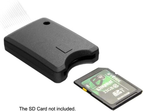 NFHK Micro-SD TF Memory Card Kit Male to TF Female Extension Soft Flat FPC Cable Extender 25cm in Kuwait