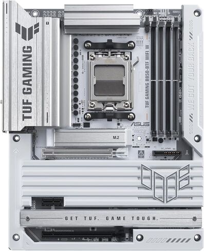 ASUS TUF Gaming B850M-Plus WiFi AMD AM5 B850 MATX اللوحة الأم ، 14+2+1 80A مراحل DRMOS ، DDR5 ، PCIE 5.0 ، 3x M.2 ، WI-FI 6E ، 2.5GB LAN ، DP ، HDMI ™ ، USB 10GBPS & 20GBPS Type-C® ، BIOS Flashback ™ ، Aura Sync in Kuwait