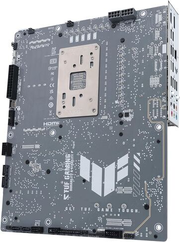ASUS TUF Gaming B850M-Plus WiFi AMD AM5 B850 MATX اللوحة الأم ، 14+2+1 80A مراحل DRMOS ، DDR5 ، PCIE 5.0 ، 3x M.2 ، WI-FI 6E ، 2.5GB LAN ، DP ، HDMI ™ ، USB 10GBPS & 20GBPS Type-C® ، BIOS Flashback ™ ، Aura Sync in Kuwait