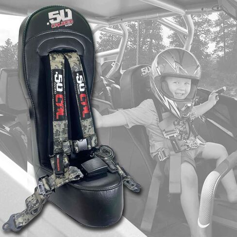 Child Bump Seat for Polaris RZR XP1000 XP Turbo w/Camouflage 2in 4 point harness RZR bump seat [5048A5 CB 6038] in Saudi Arabia